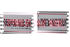 6 x 2 in. Valve Room Fire Sprinkler Sign